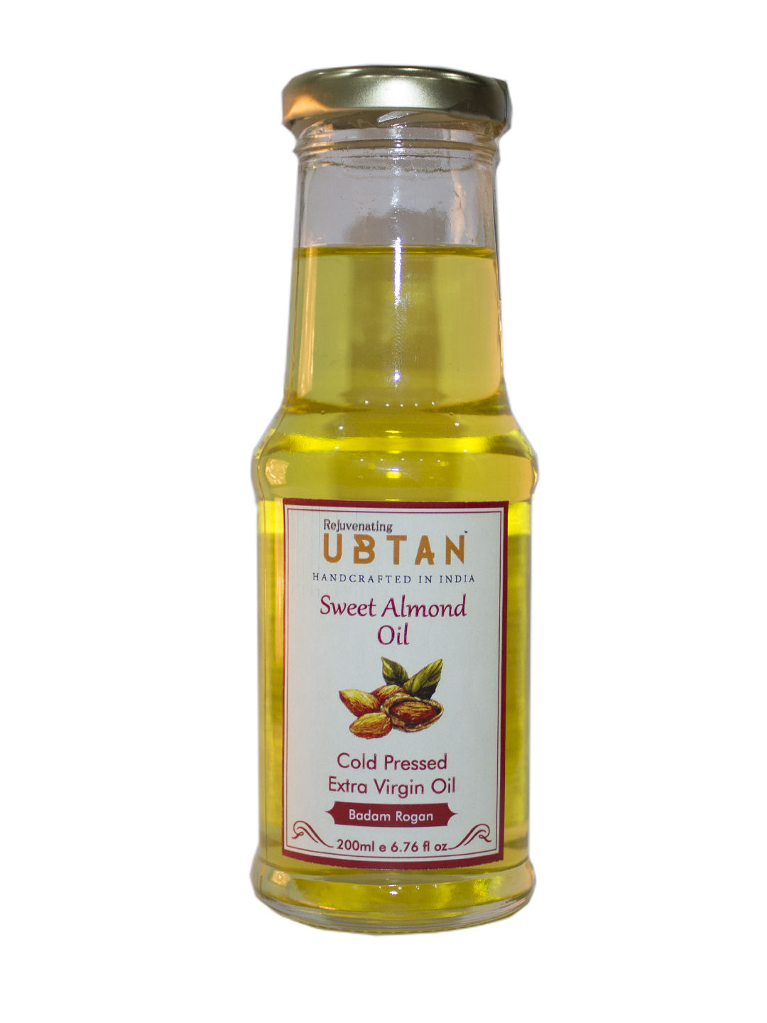 Rejuvenating UBTAN Cold Pressed Sweet Almond Oil - Edible