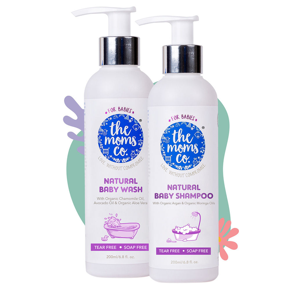 The Moms Co. Natural Baby Wash + Baby Shampoo