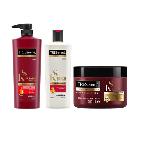 Tresemme Keratin Mask Shampoo Conditioner Combo Buy Tresemme Keratin Mask Shampoo Conditioner Combo Online At Best Price In India Nykaa