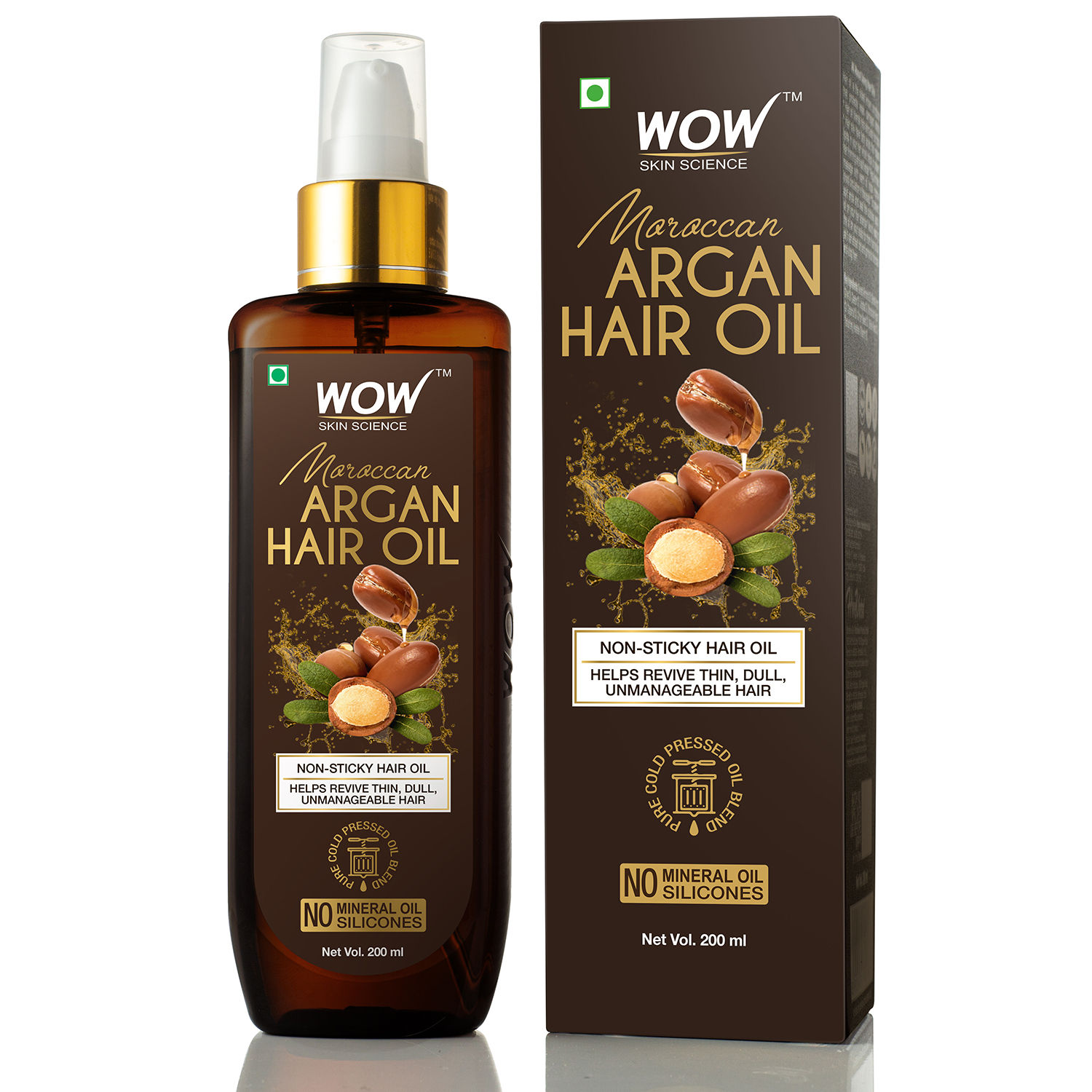 WOW Skin Science Moroccan Argan Hair Oil