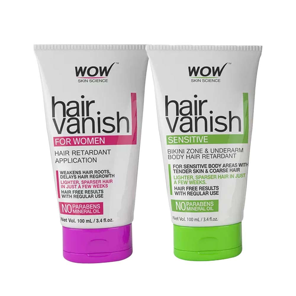 WOW Skin Science Hair Vanish Combo: Buy WOW Skin Science Hair Vanish Combo  Online at Best Price in India | NykaaMan