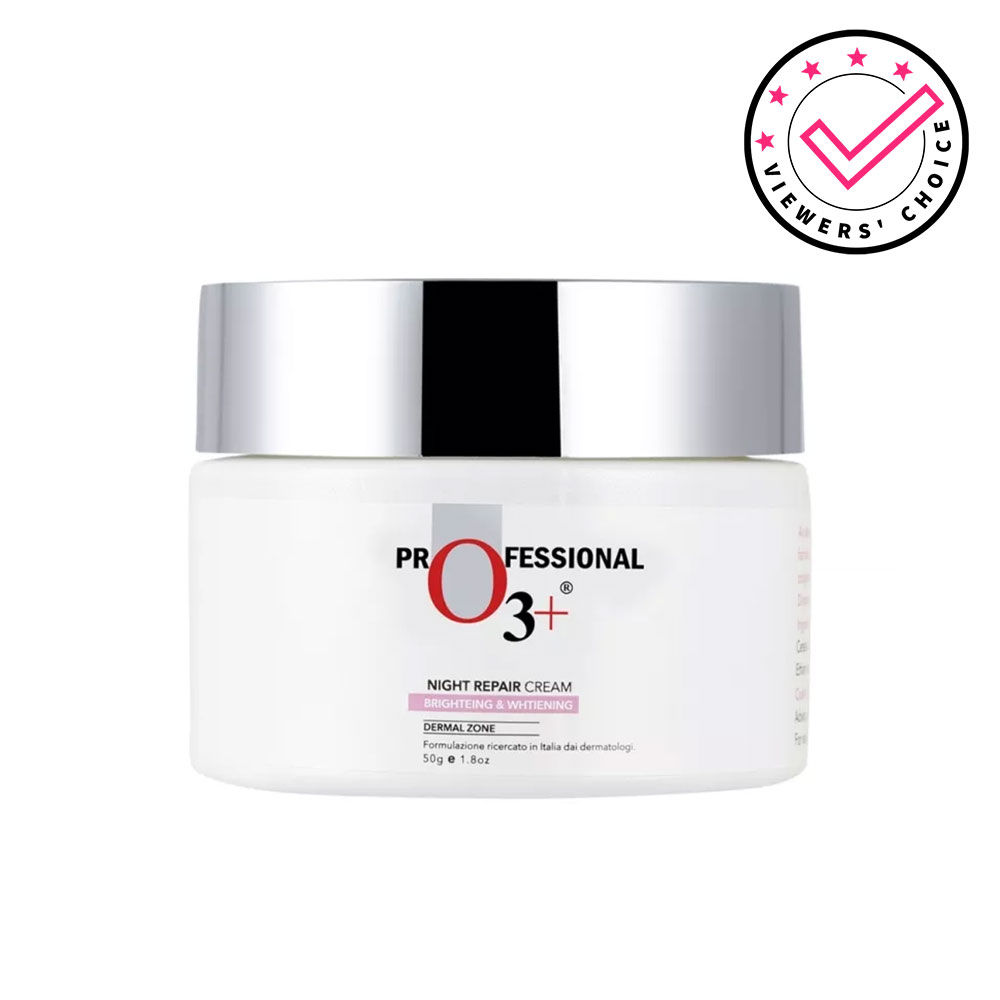 o3  skin care night repair cream brightening & whitening dermal zone