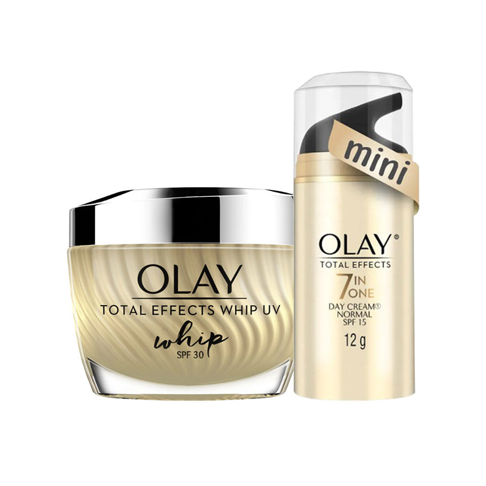 Olay Total Effects Whips With Mini Total Effects Moisturiser Buy Olay Total Effects Whips With Mini Total Effects Moisturiser Online At Best Price In India Nykaa