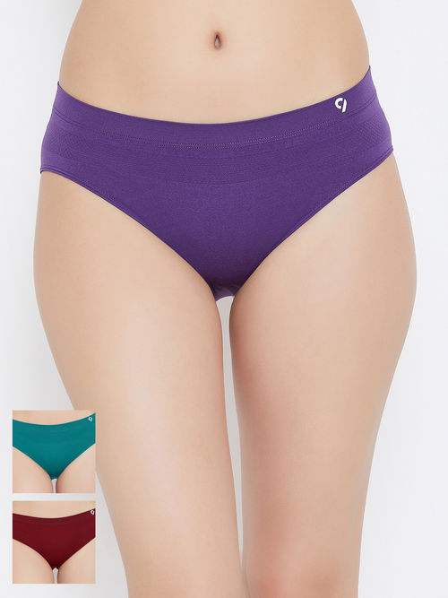 Buy C9 Airwear Lingerie Panty For Women Pack Of 3 - Multi-Color Online