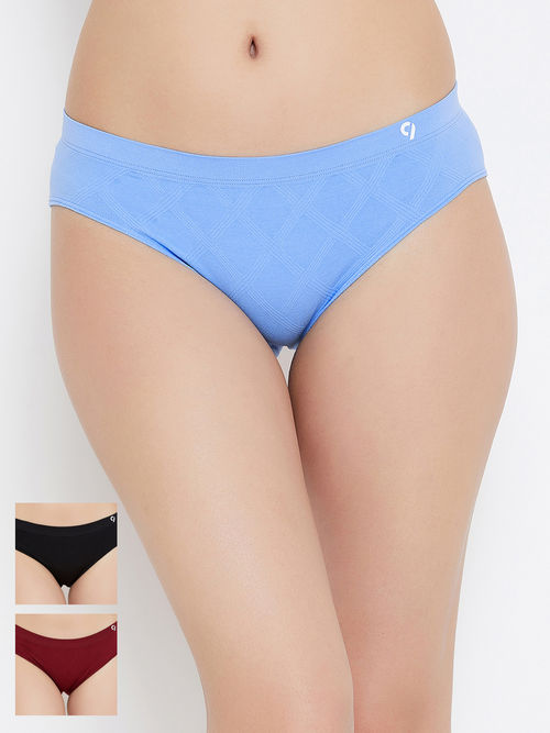 Buy C9 Airwear Brief Panty For Women Pack Of 3 - Multi-Color Online