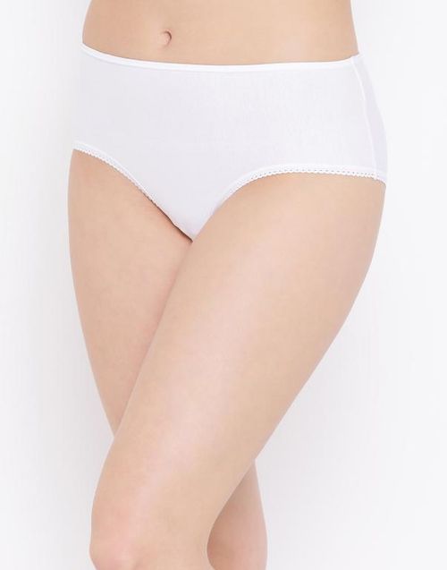 Buy CLOVIA Solid Cotton Mid Rise Women's Hipster Panties