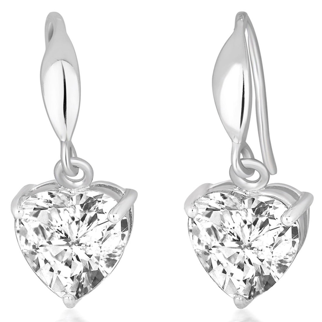 Shop Rubans 925 Silver The Timeless Classic Zirconia Earrings Gold Plated  Online at Rubans