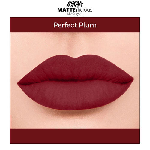 Nykaa Matte Ilicious Lip Crayon Lipstick Buy Nykaa Matte Ilicious Lip Crayon Lipstick Online At Best Price In India Nykaa Nykaa and netflix have joined hands to help you to discover the #beautyinherstory. nykaa matte ilicious lip crayon lipstick perfect plum 02