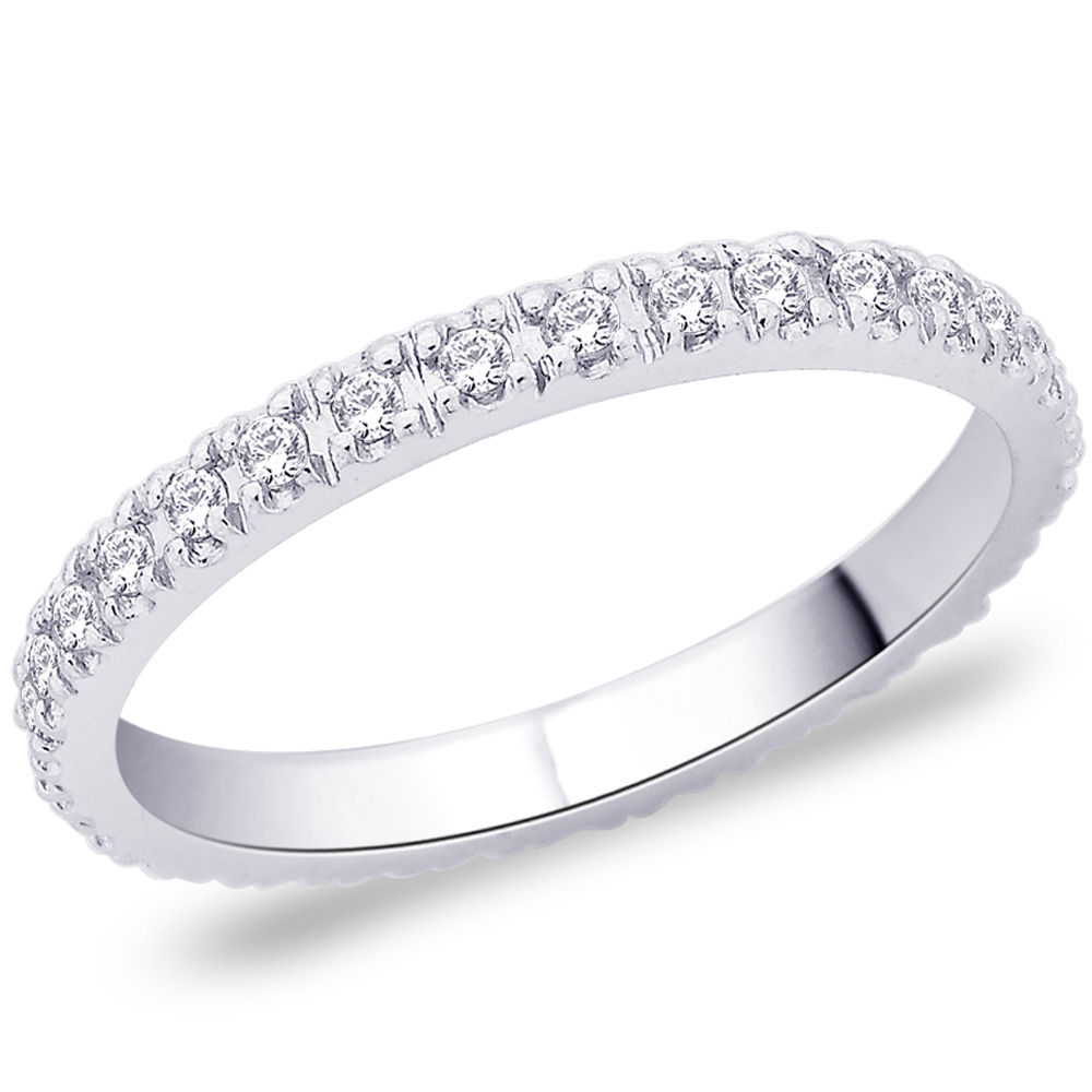 Peora Sterling Silver Cubic Zirconia Ring (US 5) (PR1355-5)