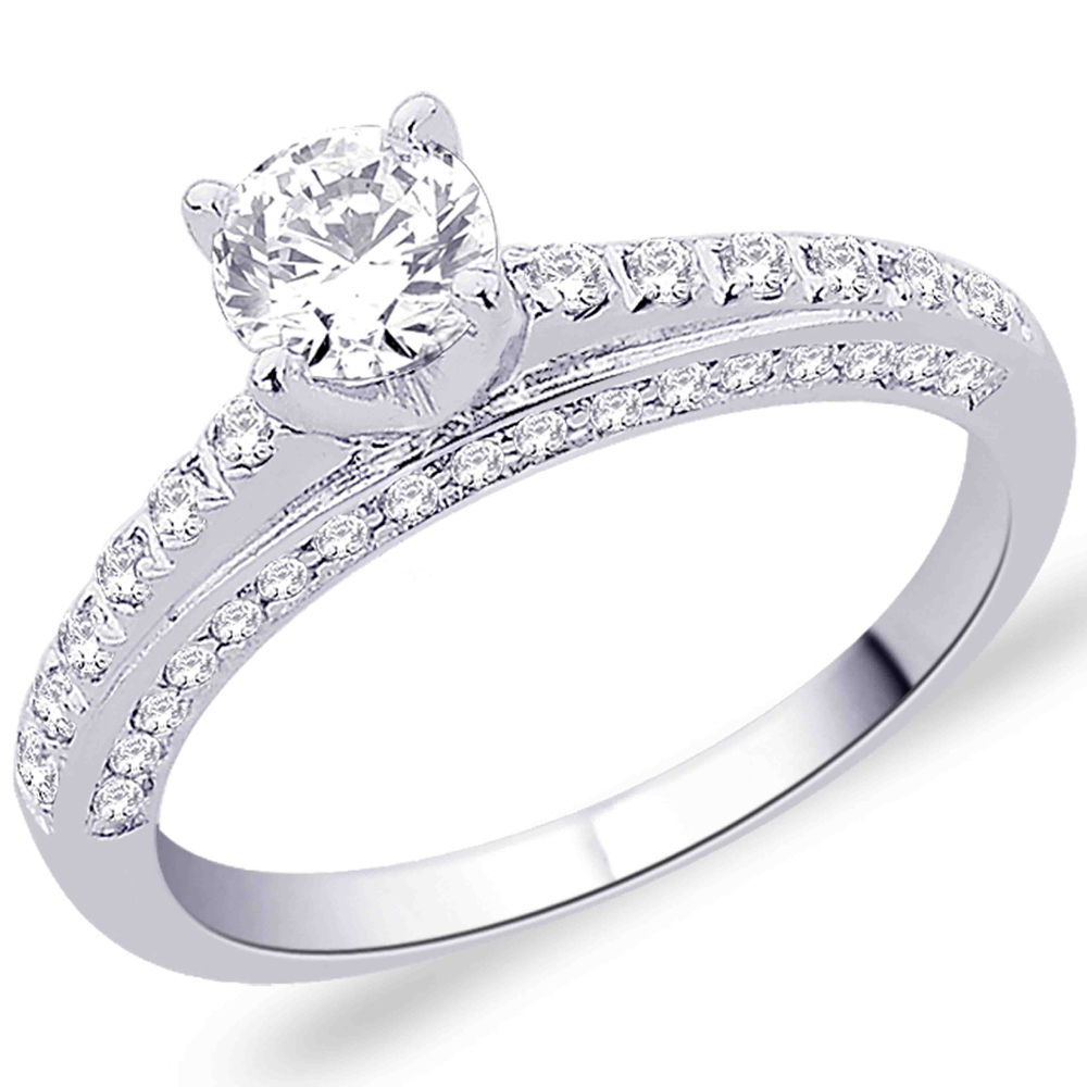 Buy Forever Austrian Crystal Love Adjustable Silver Metal Couple Ring  online | Looksgud.in