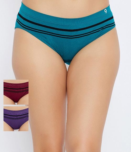 C9 Airwear Women's Panty Pack of 3 - Multi-Color (L)