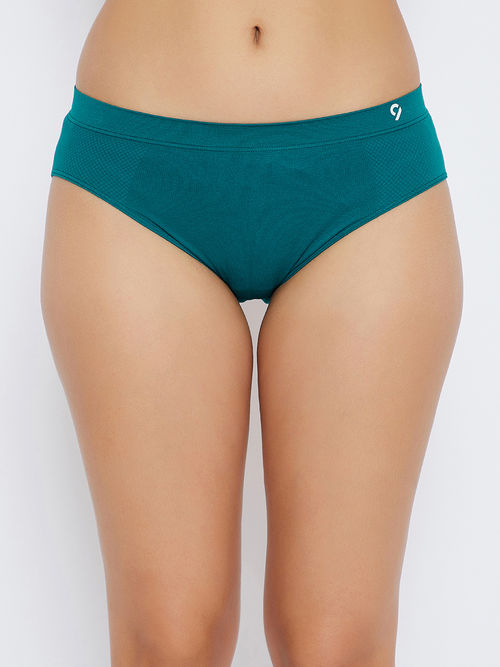 C9 Airwear Women's Solid Bikini Panty Pack of 3 - Multi-Color (M)