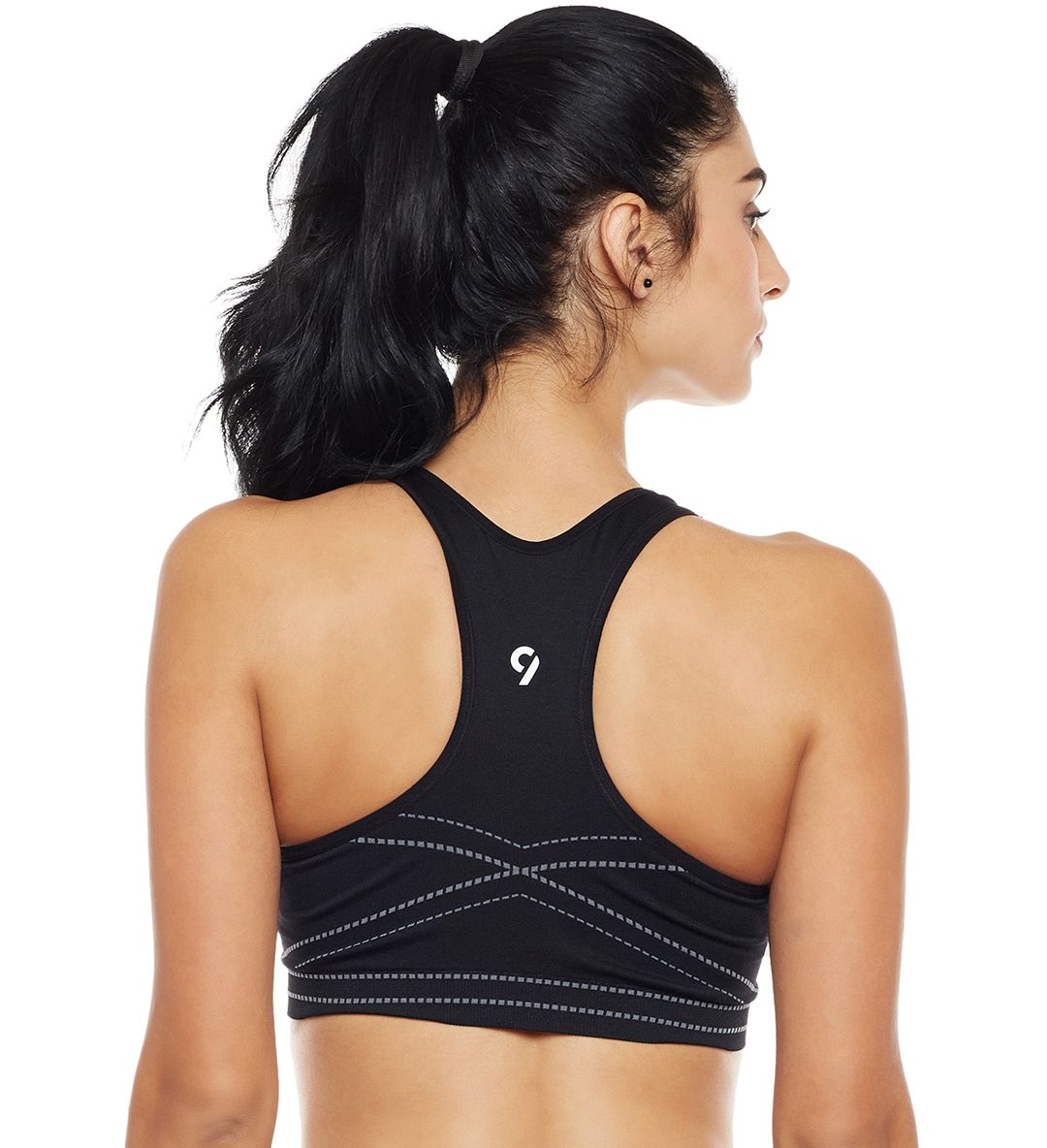 C9 Airwear Women Comfort Black Sports Bra Buy C9 Airwear Women Comfort Black Sports Bra Online 3456