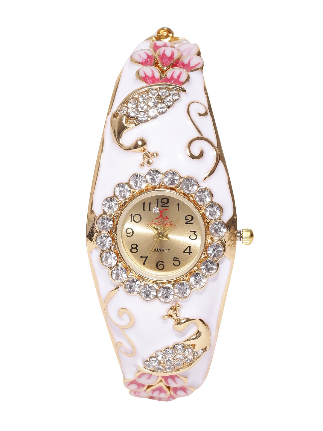 Emporio Armani Ladies Rose Gold Plated Bracelet Watch AR11158