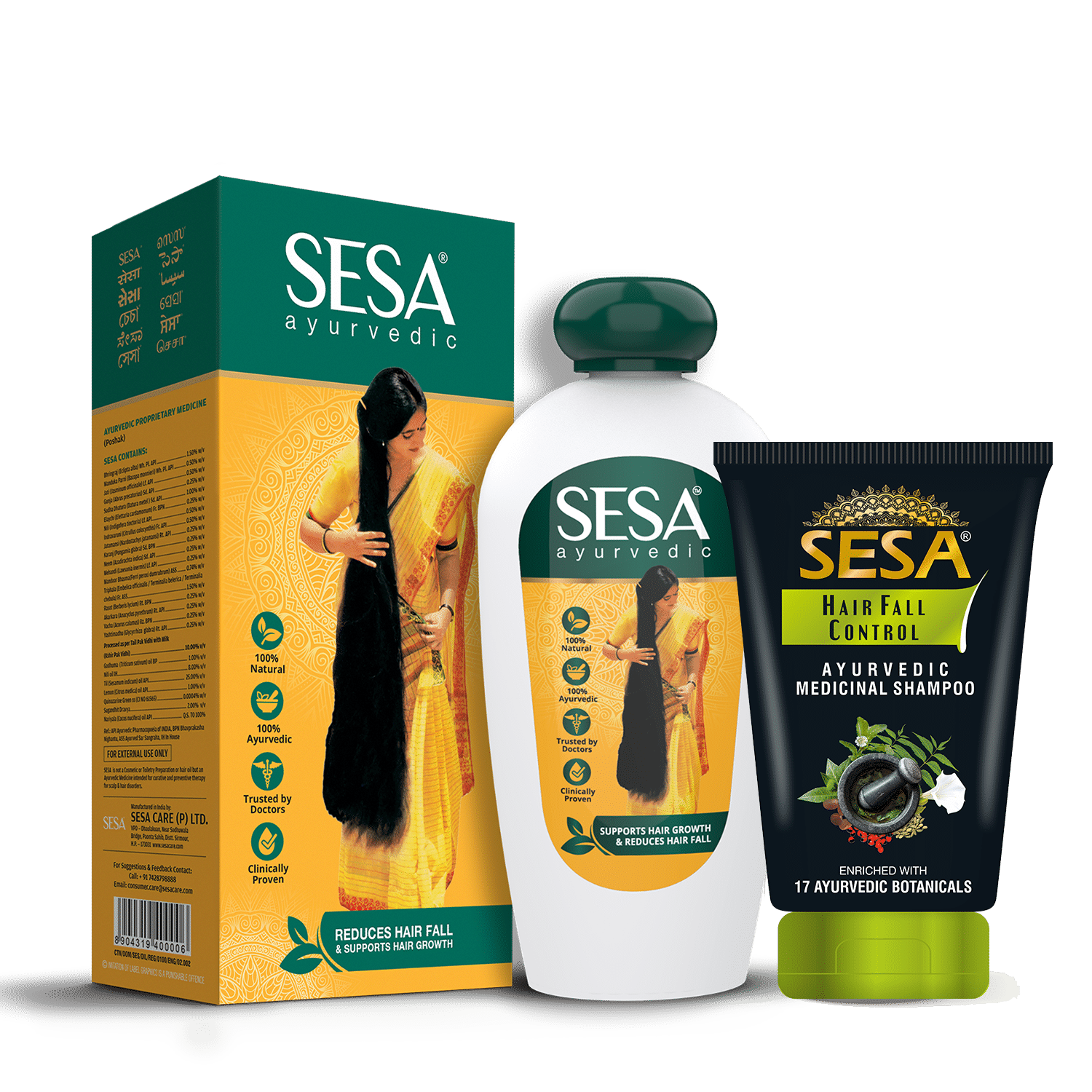 Herbal Natural Sesa Hair Oil 100ml at Rs 150bottle in Hyderabad  ID  24324181912