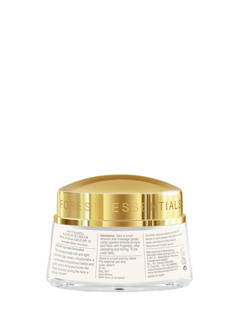 forest essentials soundarya radiance cream