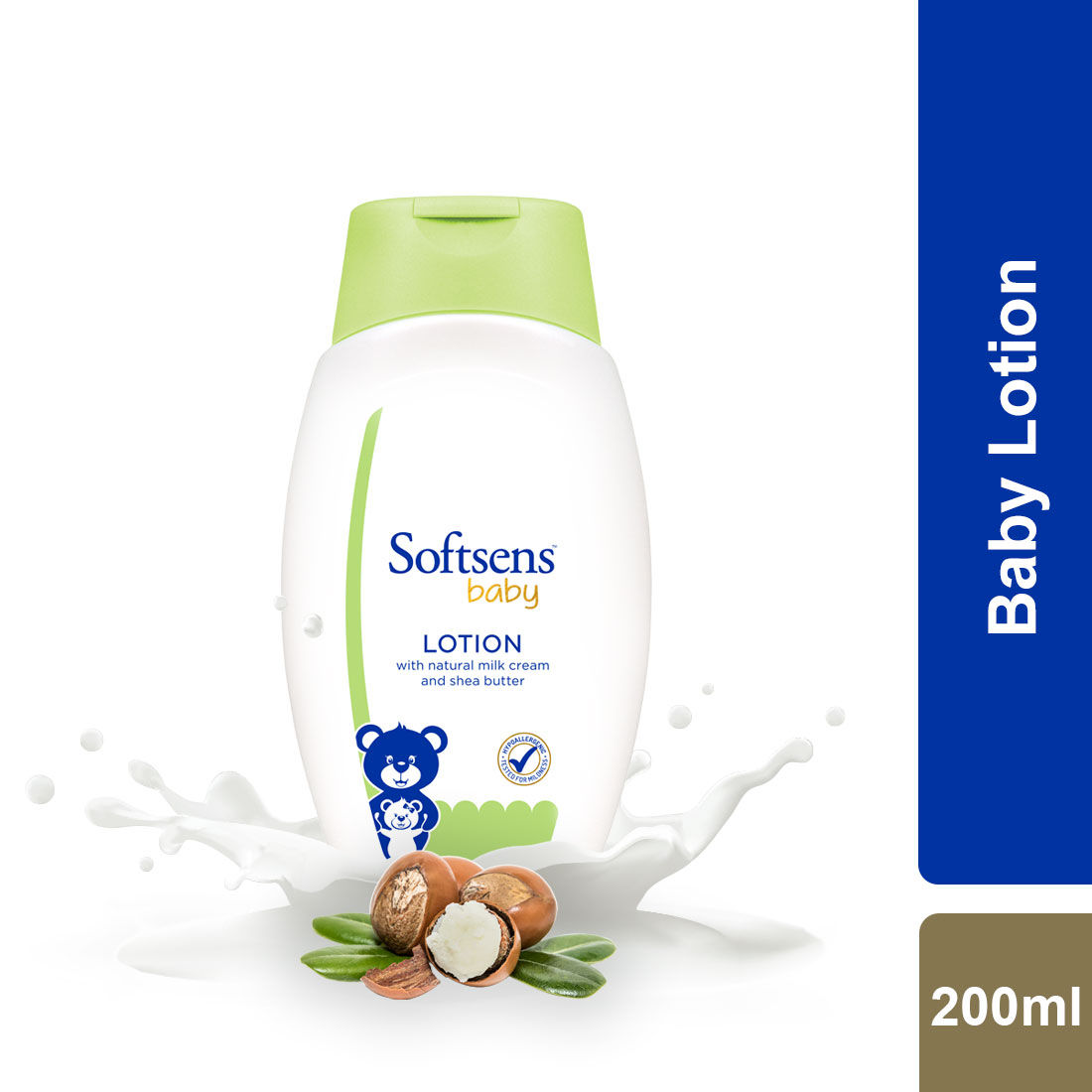 Softsens Baby Lotion With Natural Milk Cream & Shea Butter