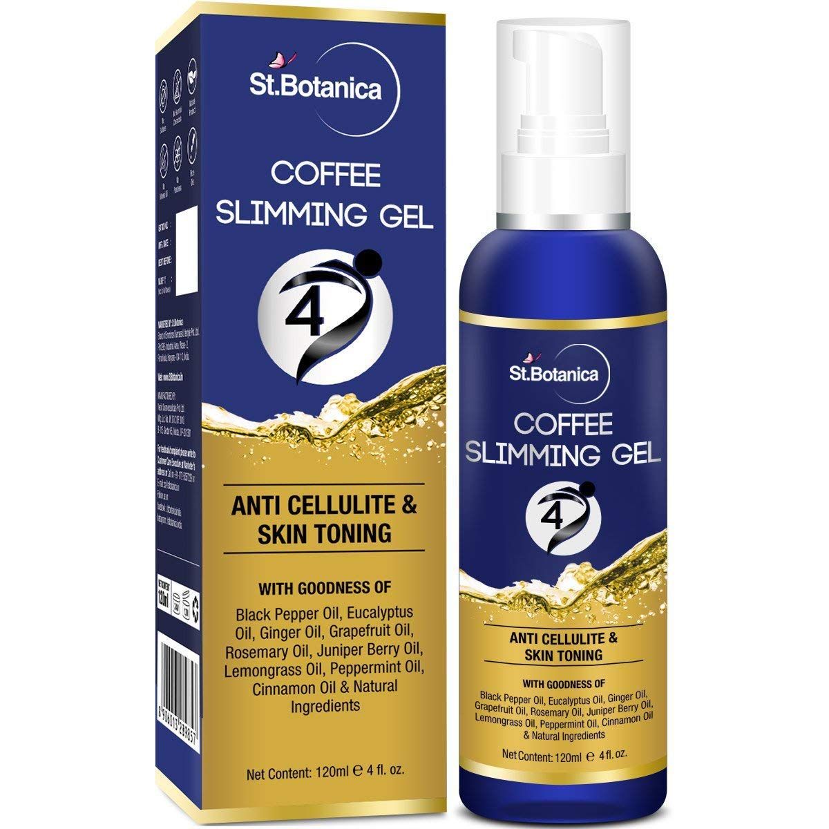 St.Botanica 4D Coffee Slimming Gel - Anti Cellulite & Skin Toning