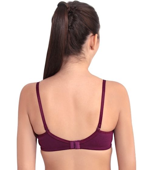 Buy Floret Pack Of 2 Solid Non Wired Heavily Padded Push Up Bra T3010_Nude  Skin_40B - Bra for Women 2486227