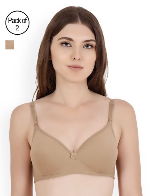 Buy online Set Of 2 Heavily Padded Bras from lingerie for Women by