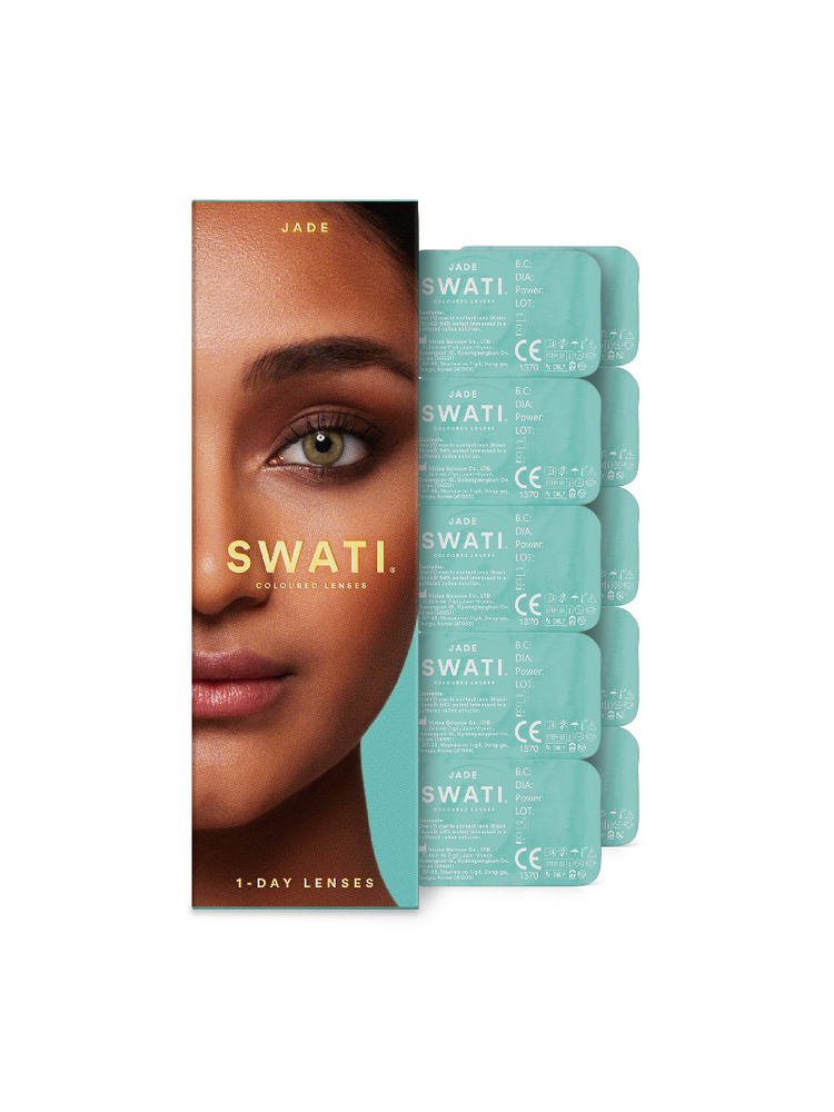 Swati Cosmetics Coloured Contact Lenses Jade 1 Day Power -3.75-picture-22