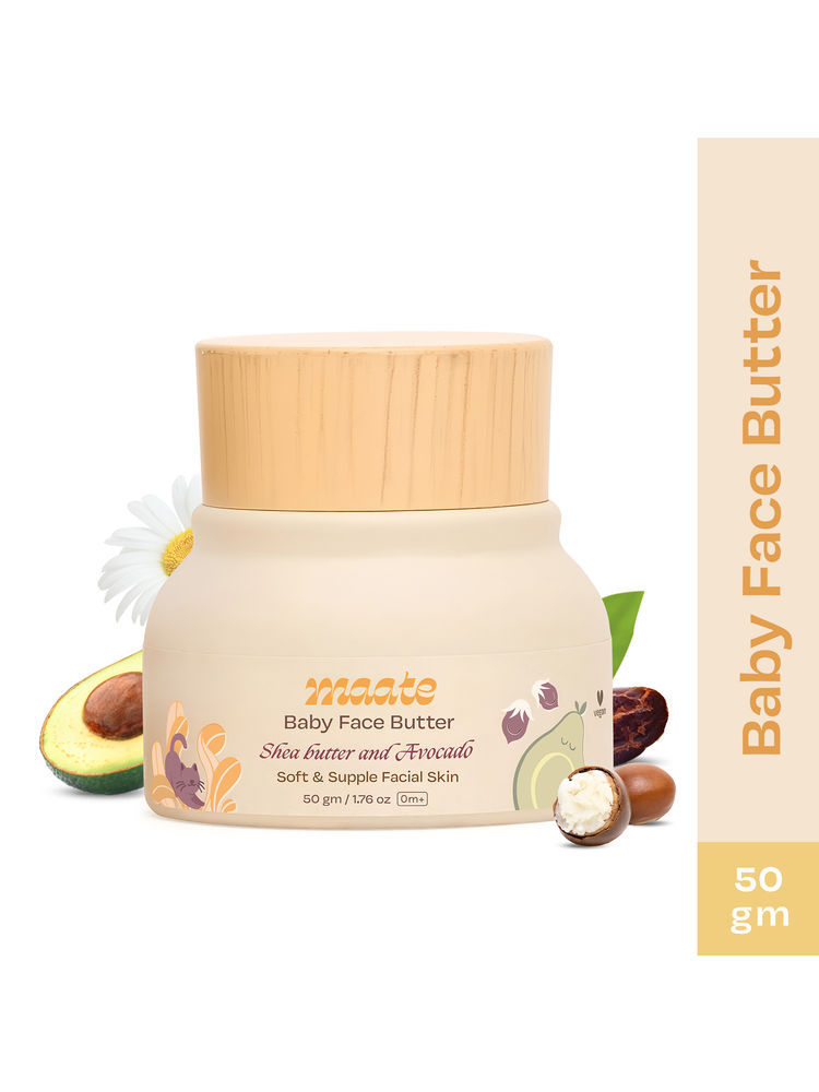 Maate Baby Face Butter Cream Moisturizer with Avocado & Shea Butter for Soft & Supple Skin-picture-20