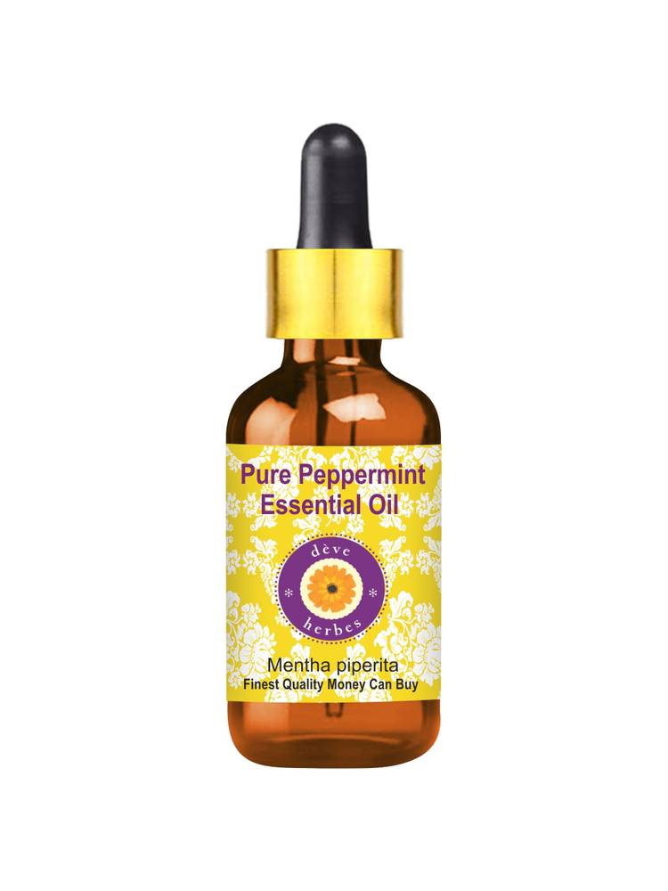Deve Herbes Pure Peppermint Essential Oil (Mentha piperita) Therapeutic Grade Steam Distilled-picture-25