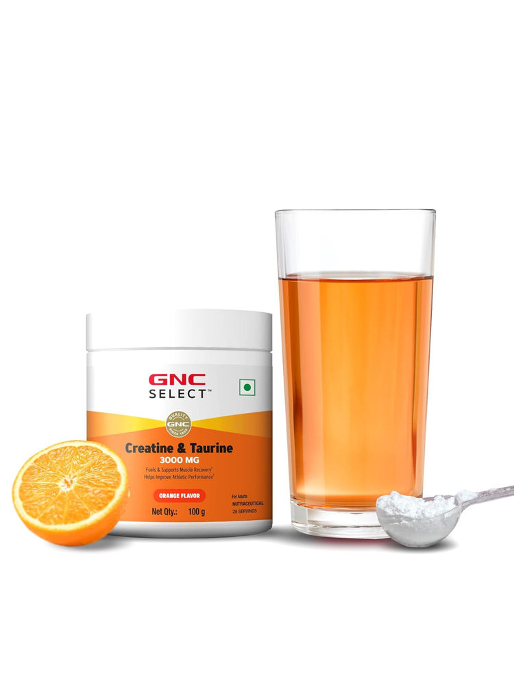 GNC Select Creatine & Taurine 3000mg Powder - Orange-image-8
