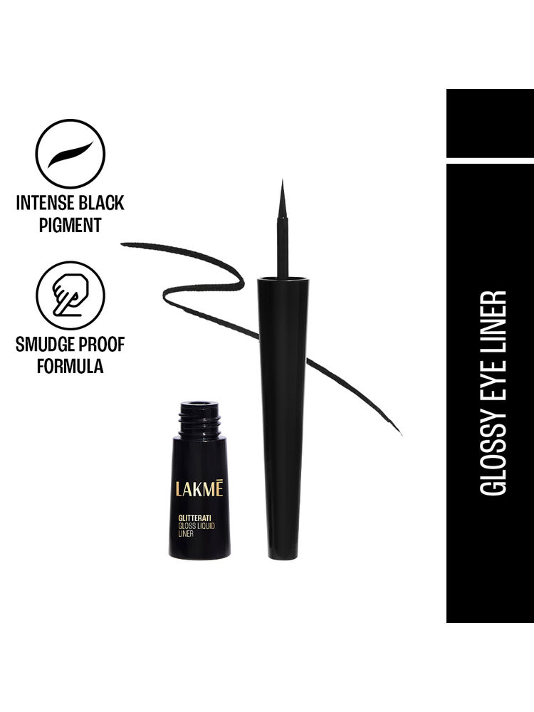 Lakme Absolute Gloss Artist Eye Liner - Black-picture-15