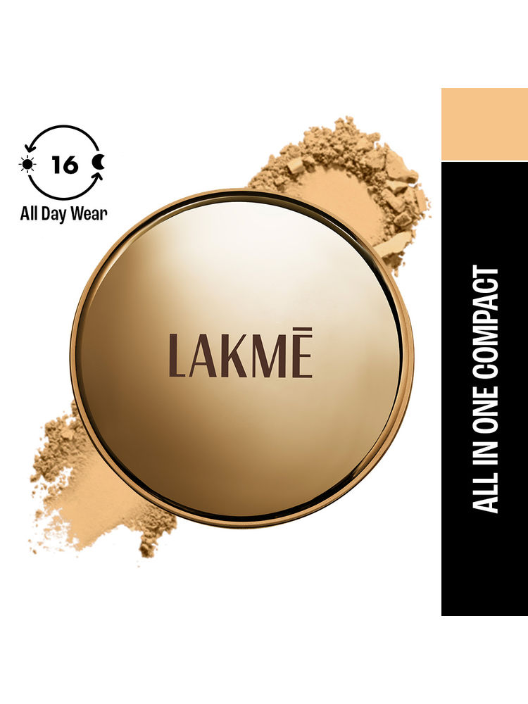 Lakme Powerplay Priming Powder Foundation, 3-In-1, Lasting Matte