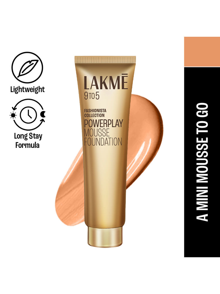 Lakme 9 To 5 Powerplay Mousse Foundation Mini