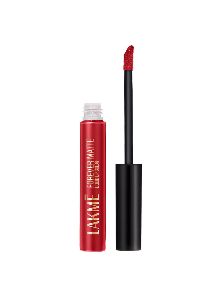 Lakme Forever Matte Liquid Lip Color, 16Hr Lipstick, Lightweight & Transferproof