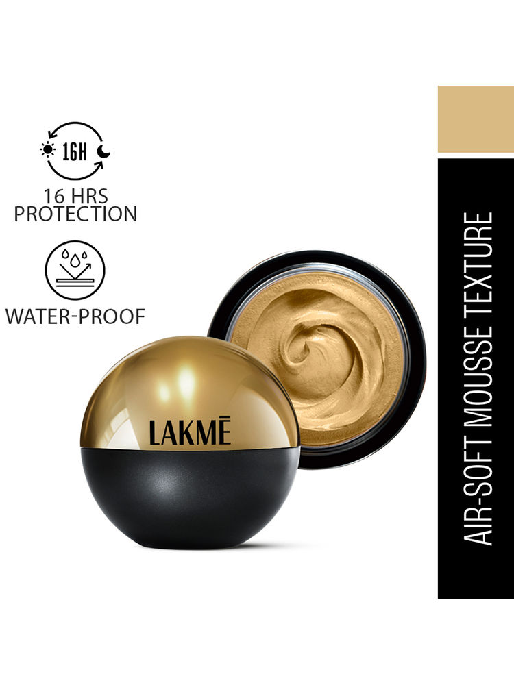 Lakme Xtraordin-Airy Mattereal Mousse Foundation, Matte Finish, With SPF8