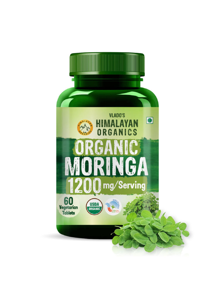 Vlado's Himalayan Organics Organic Moringa 1200Mg Tablets With Moringa Leaf Extract-picture-7