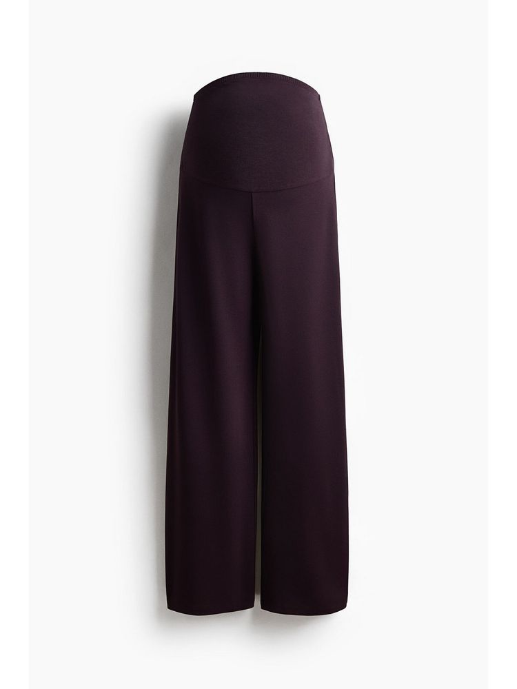 H&M Women Purple Mama Wide Trousers-picture-12
