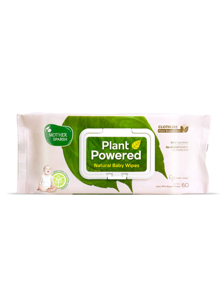 Mother Sparsh Plant Powered Natural Baby Wipes With 98% Water & Cucumber Extract-image-26