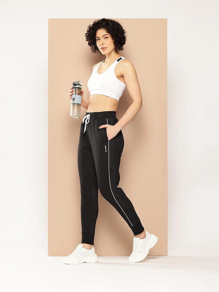 Alcis Women Black Track pant-picture-12