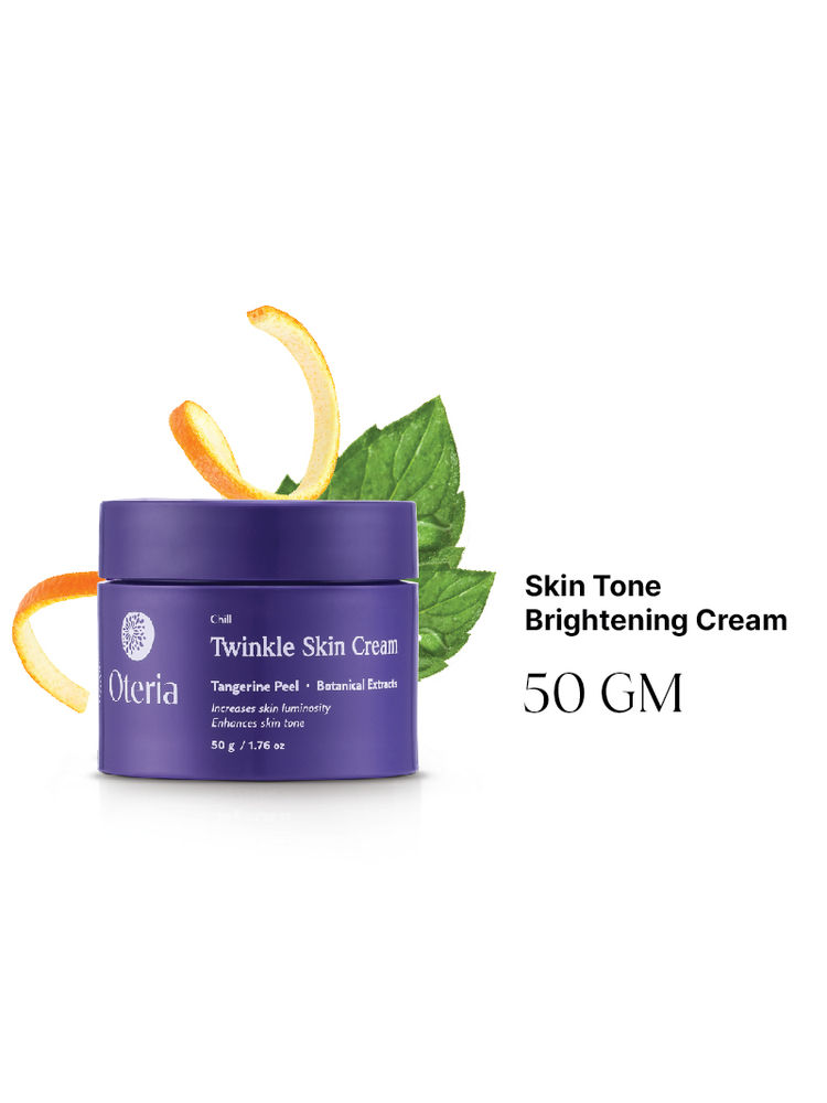 Oteria Twinkle Skin Cream With Tangerine Peel For Pigmentation And Dark Spots PM Routine-image-6