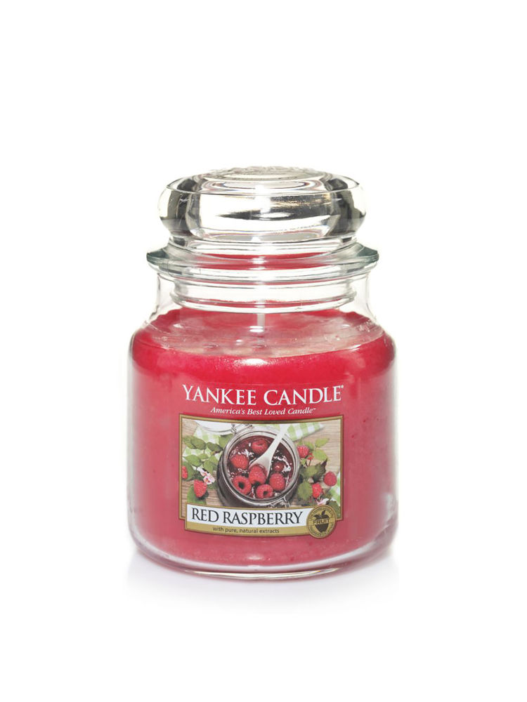 Yankee Candle Classic Medium Jar Red Raspberry Scented Candles-image-33