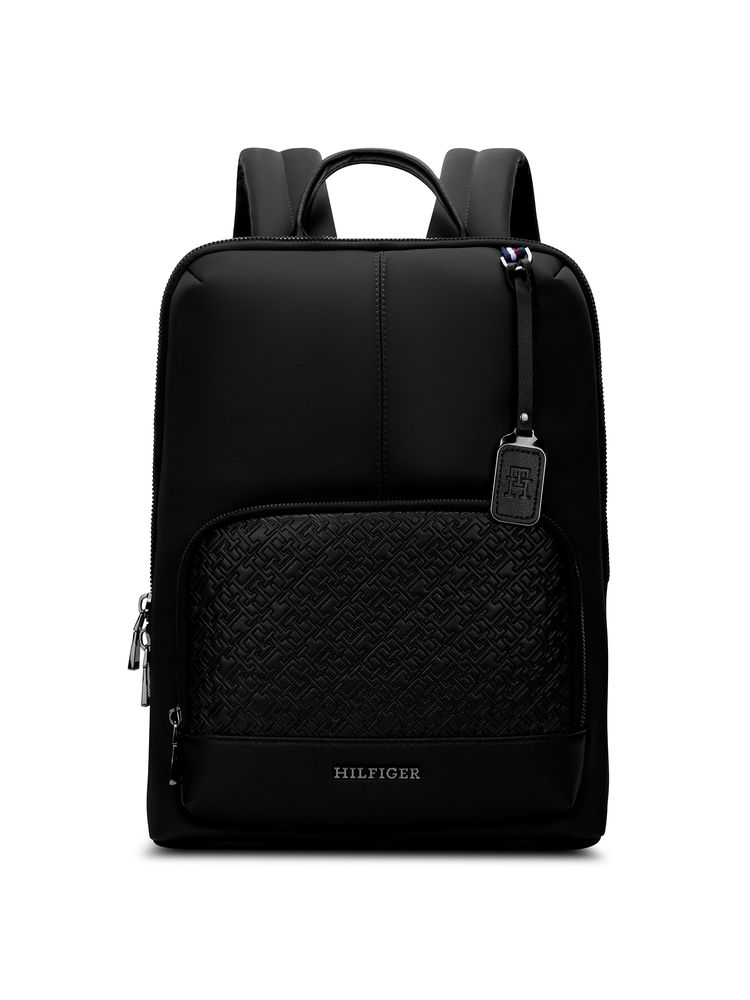 Tommy Hilfiger Laptop Backpack Solix Black 12L Capacity-image-26