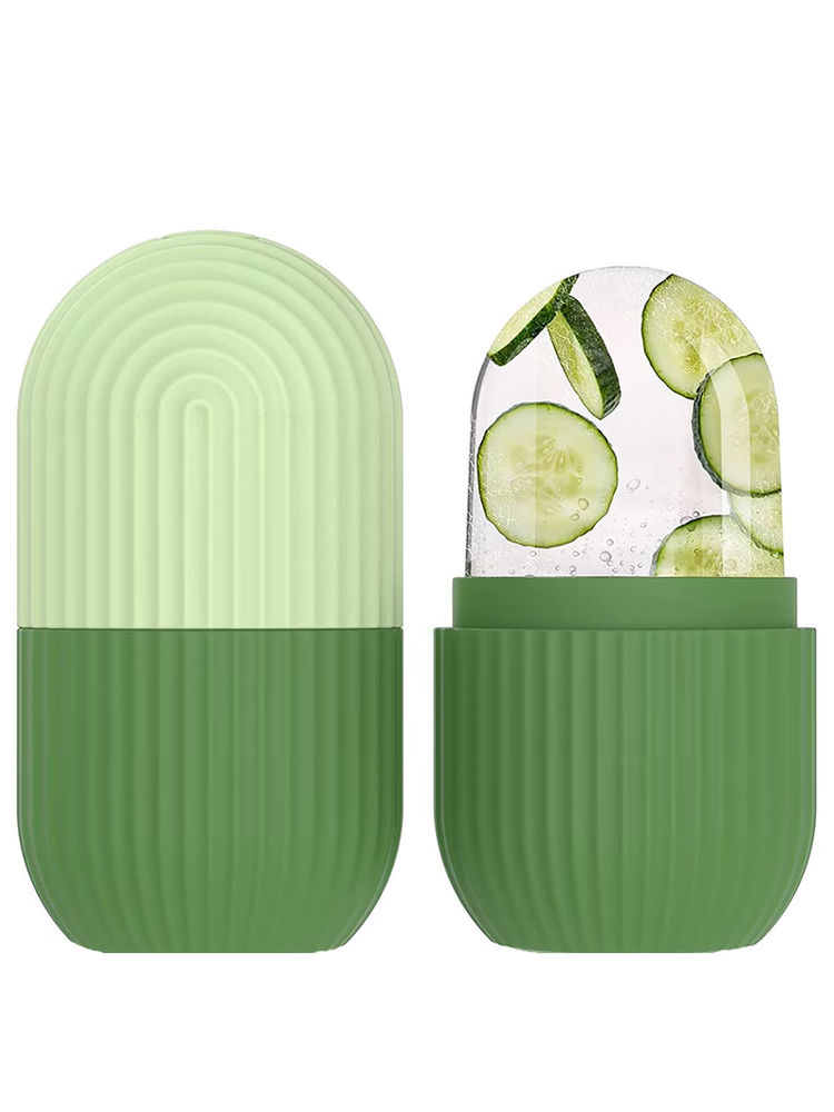 Le Marbelle Face Ice Roller Face Massager Face Roller For Face, Neck Glow & Under Eye Care - Green