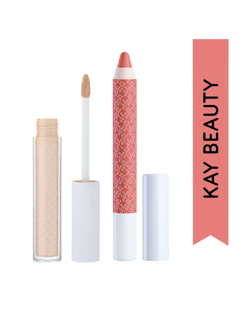 Kay Beauty Flawless Base Combo With Color Correcting Stick & HD Liquid Concealer