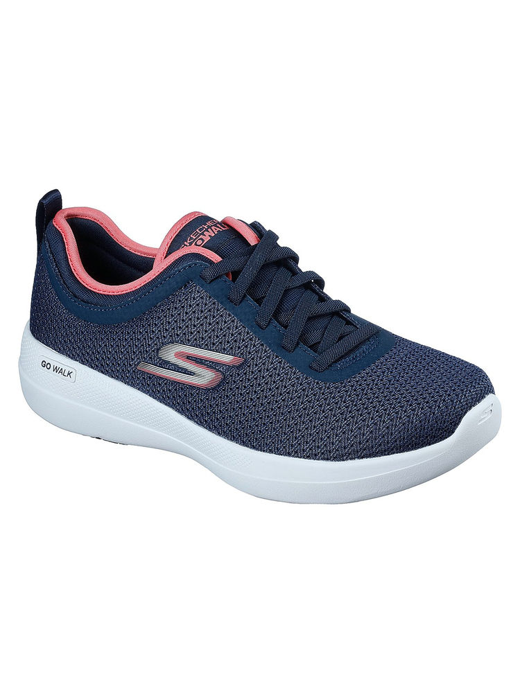 SKECHERS Women Go Walk Stability-Co Navy Blue Running Shoes-image-30