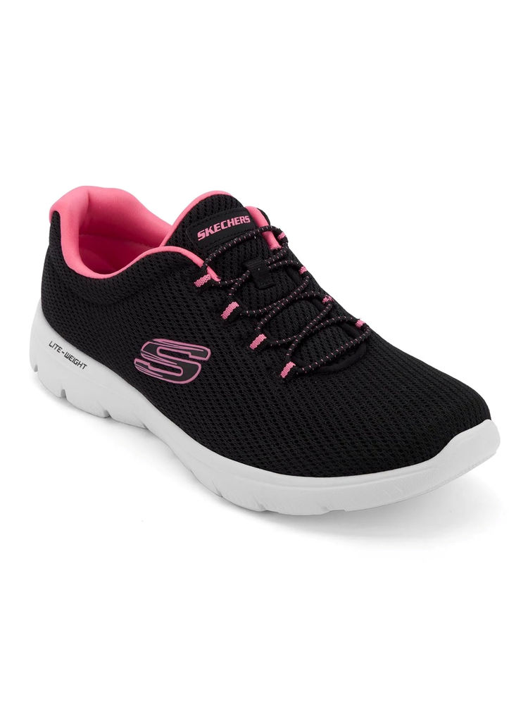 SKECHERS Women Summits - Quick Lapse Black Running Shoes-picture-16