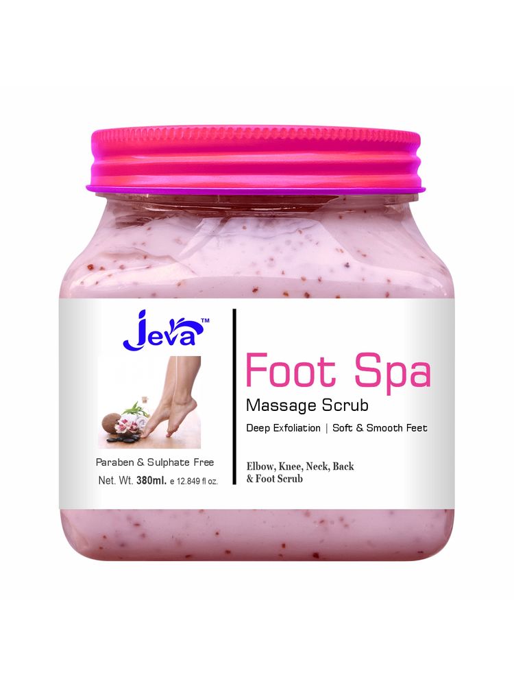 Jeva Foot Spa Scrub Ear, Knee, Neck, Back & Foot Scrub