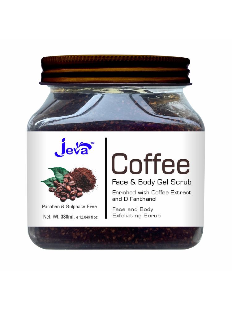 Jeva Coffee Face & Body Exfoliating Gel Scrub