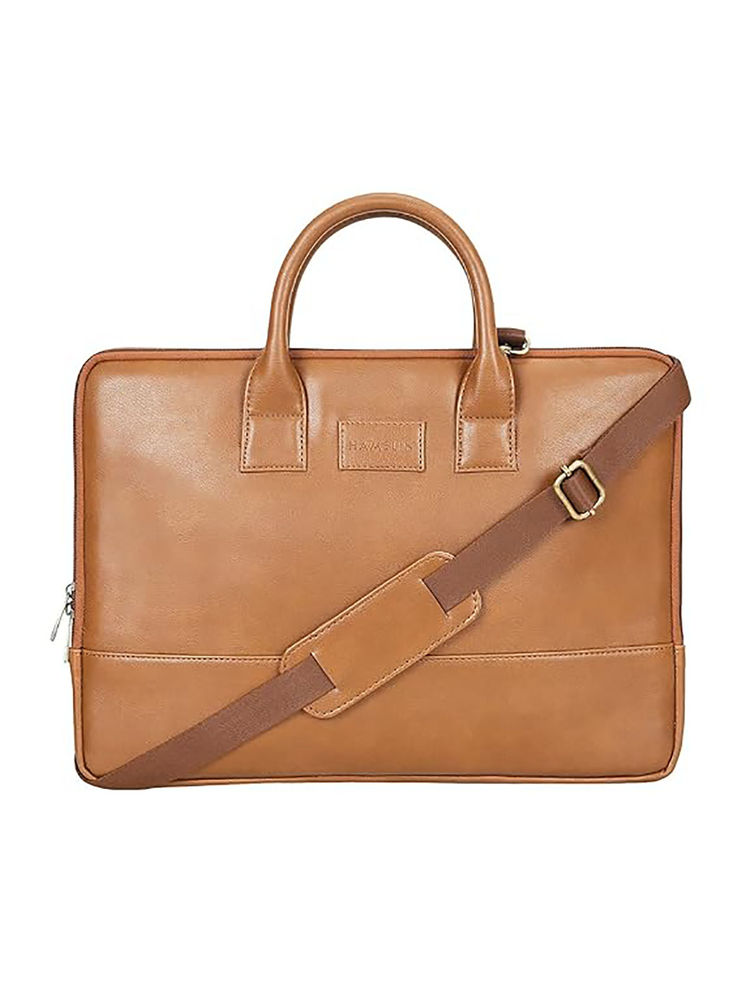 HAMELIN Theo Sleek Laptop Bag Tan-picture-20
