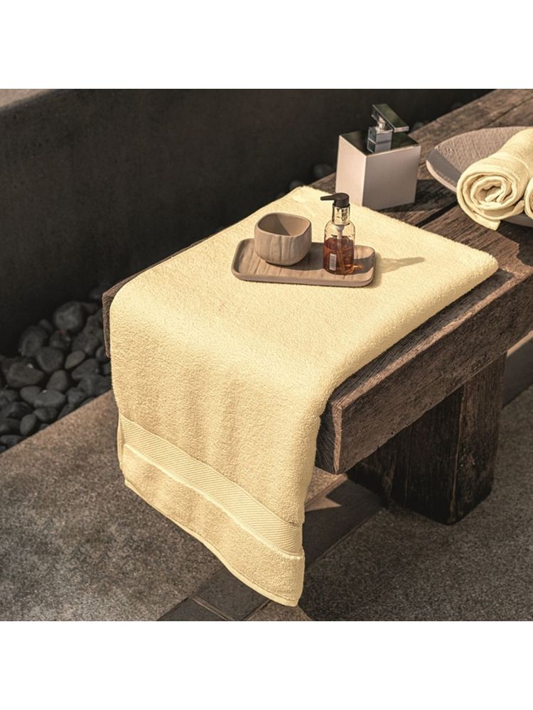 ddecor live beautiful DDecor Live Beautiful, Pack of 1 Bath Towel, GSM - 650, Colour - Gold-picture-10