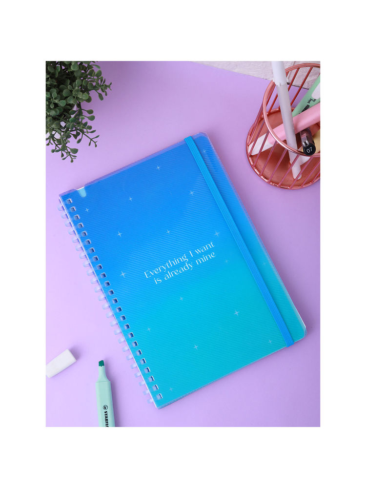 Doodle Collection Manifestation A5 Soft Wiro Bound Notebook