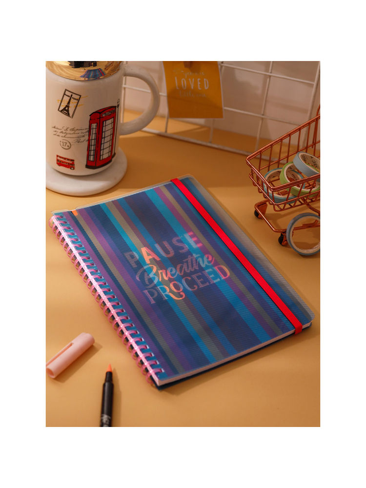 Doodle Collection Peaceful Pause A5 Soft Wiro Bound Notebook-image-29